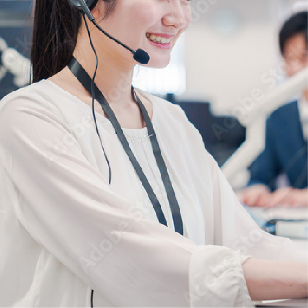 安心の日本語対応